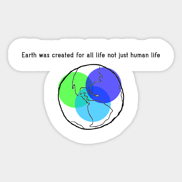 Save the planet Sticker by ScrambledPsychology